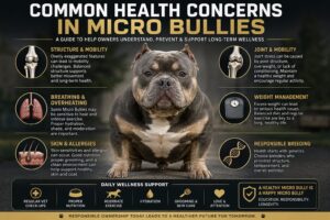 Read more about the article Common Health Concerns in Micro Bullies