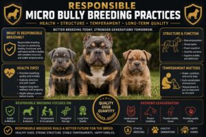 Read more about the article Responsible Micro Bully Breeding Practices: Structure, Health & Long-Term Quality