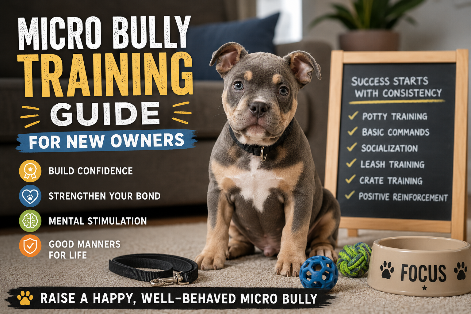 You are currently viewing Micro Bully Training Guide for New Owners